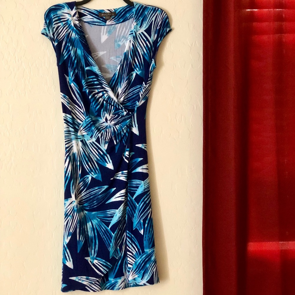 Tommy Bahama Tambour Side Gathered Dress